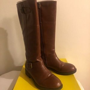 Kenneth Cole Reaction Brown Riding Boots